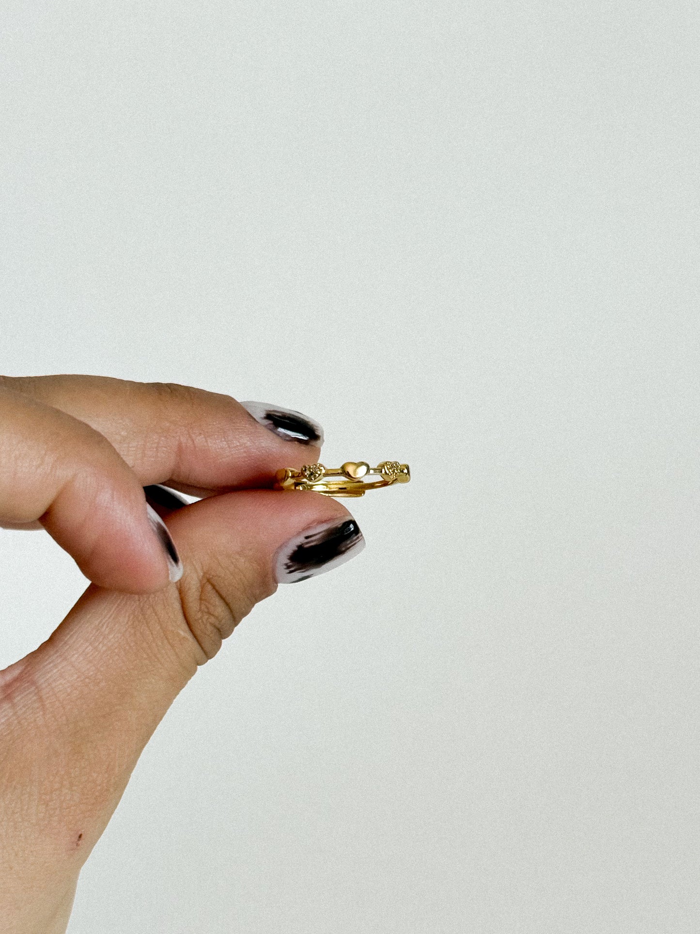 Anillo corazones