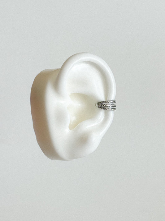 Earcuff Triple Stones