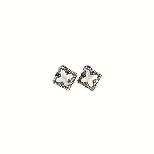 Aretes Dior Silver