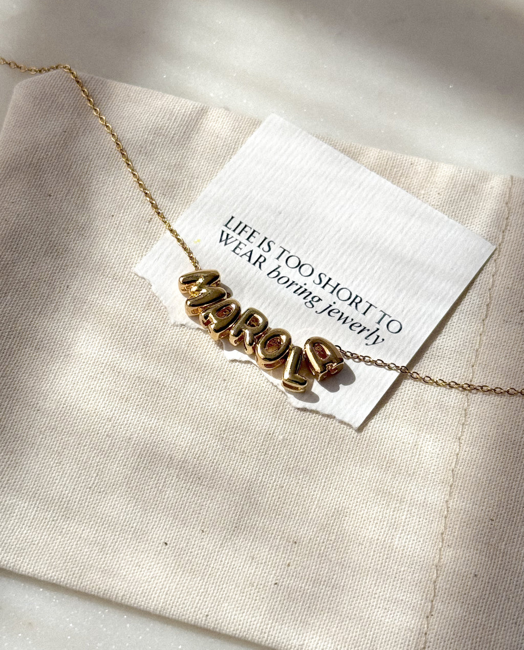Collar Inicial Name