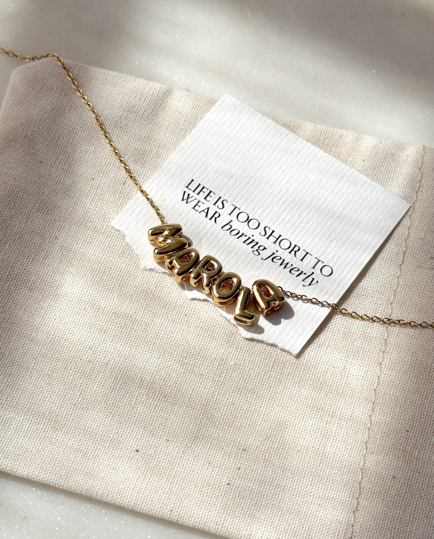 Collar Inicial Name