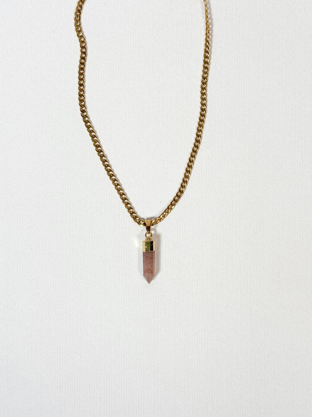 Collar Pink Quartz