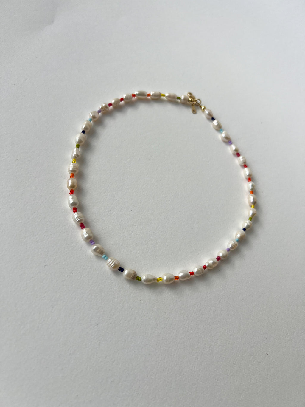 Collar Rainbow & Pearls