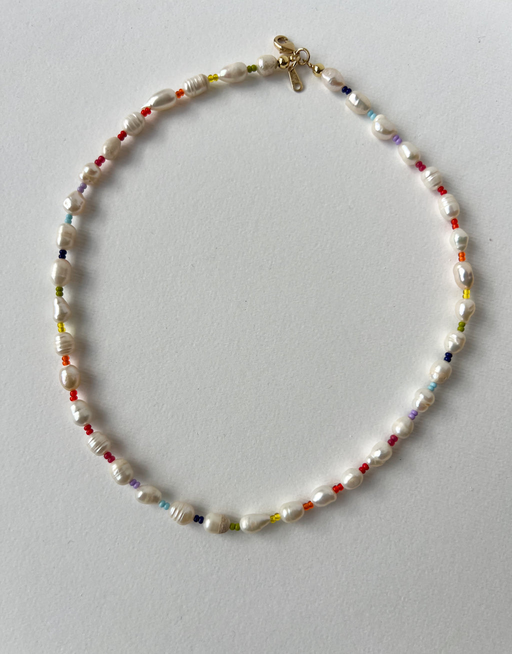Collar Rainbow & Pearls