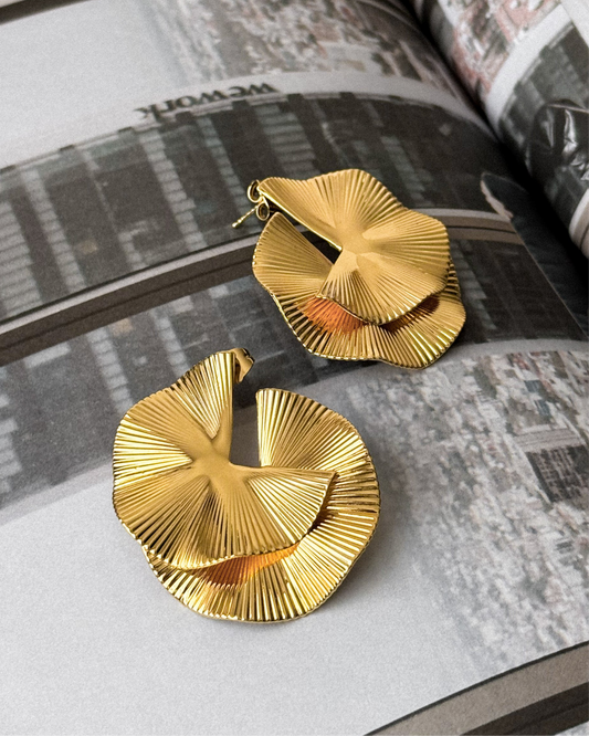 Aretes Abanico